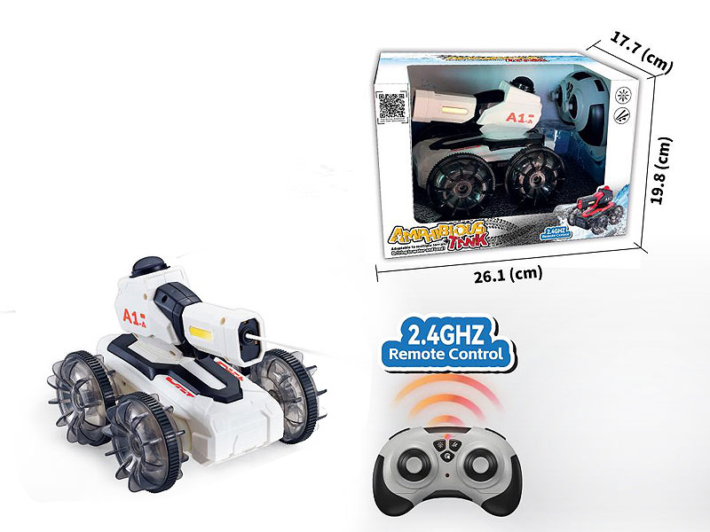 2.4G R/C Amphic Stunt Car W/Charge toys