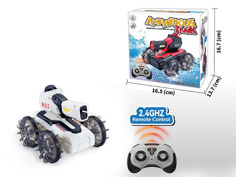 2.4G R/C Amphic Stunt Car W/Charge toys