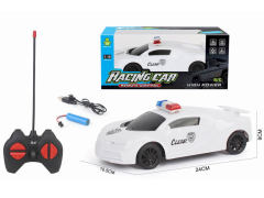 1:18 R/C Police Car 4Ways W/Charger toys