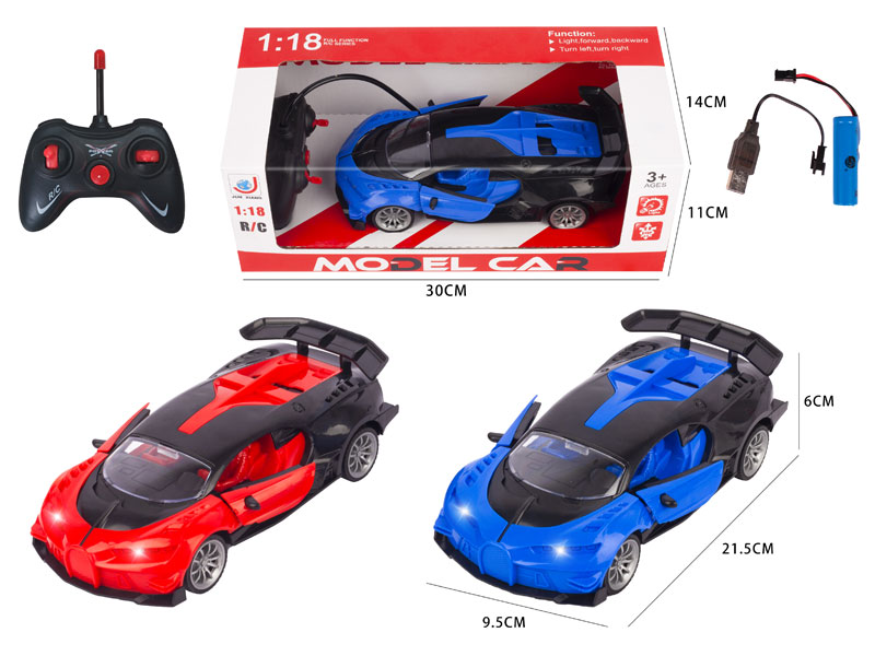 1:18 R/C Car 5Ways W/L_Charge(2C) toys