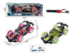 2.4G R/C Spray Stunt Equation Car 9Ways W/L_Charge(2C) toys