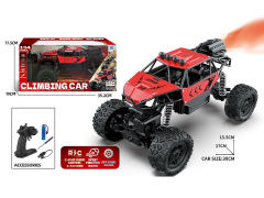 2.4G Die Cast 4WD Spray Climbing Car R/C W/Charge(2C) toys