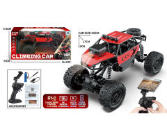 2.4G Die Cast 3WD Camera Climbing Car R/C W/Charge(2C) toys