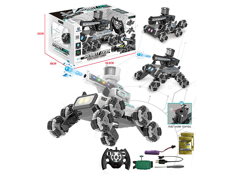 2.4G 1:14 R/C Water Bomb Stunt Car W/Charge(2C) toys