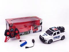 2.4G R/C Spray Police Car 5Ways W/L_Charge(3C) toys