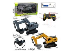 2.4G Die Cast Construction Truck 6Ways R/C W/L_M_Charge(2C） toys