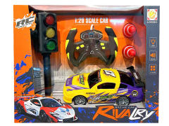 1:22 R/C Racing 4Way Car & Traffic Lights(2C) toys