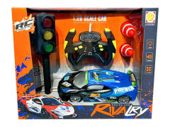 1:22 R/C Racing 4Way Car & Traffic Lights(2C) toys