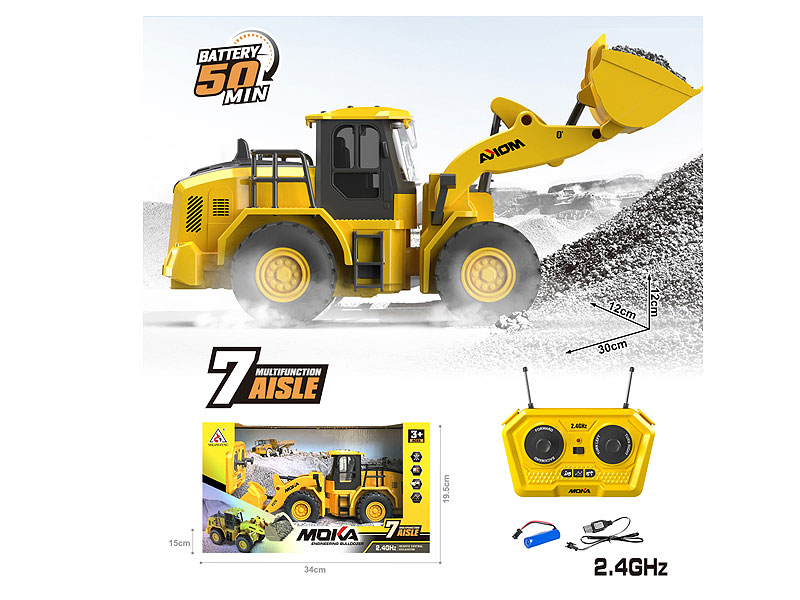 2.4G R/C Construction Truck W/Charge toys