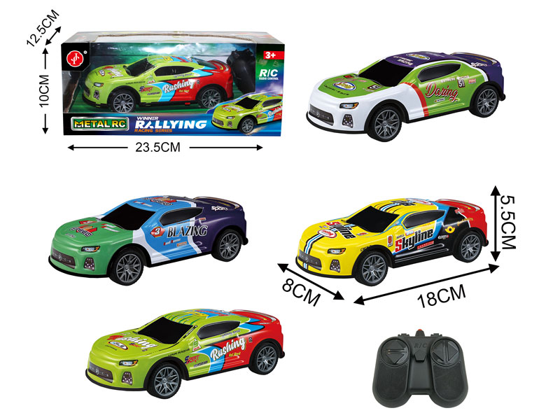 2.4G 1:24 Die Cast Car 4Ways R/C(4S) toys