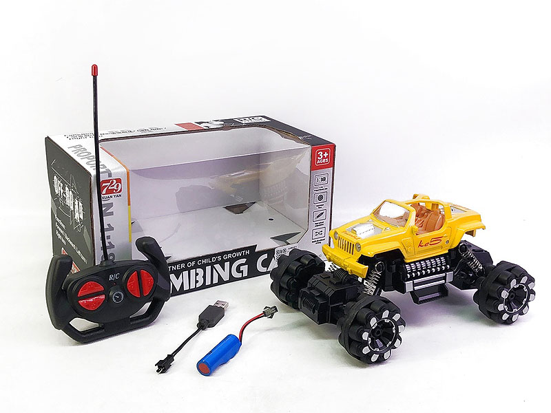 1:18 R/C Climbing Car W/Charge toys