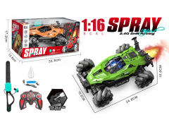 2.4G 1:16 R/C Spray Car 13Ways W/L_Charger(2C) toys