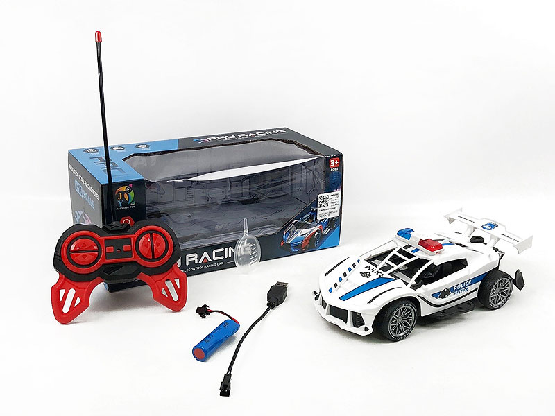 R/C Spray Police Car 8Ways W/Charge(2S2C) toys