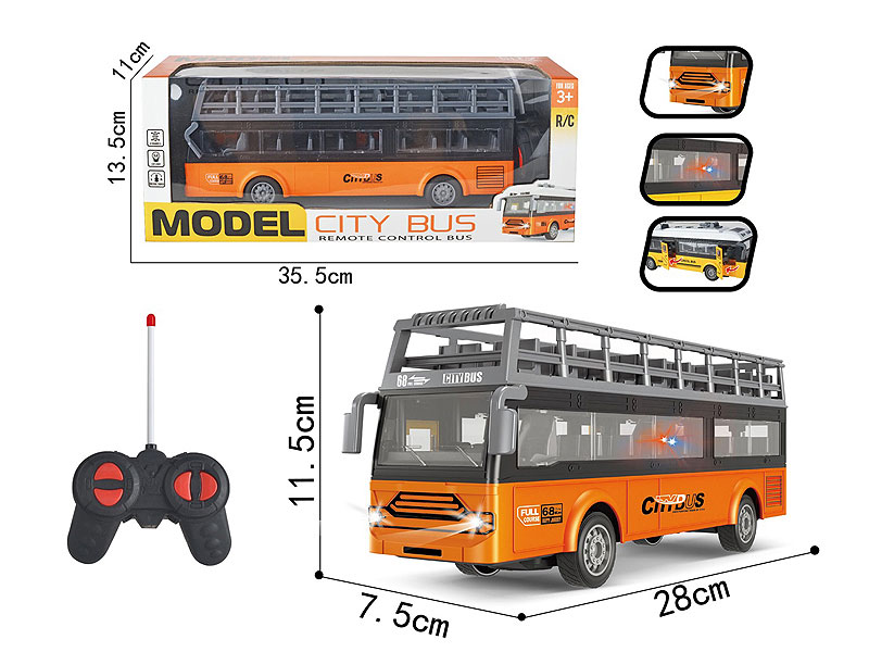 4Ways R/C Bus W/L toys