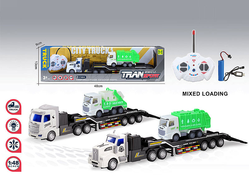 1:48 R/C Tuck 4Way W/L_Charge(2S) toys