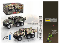 1:16 R/C Military Car 4Ways W/L_Charge(2C)