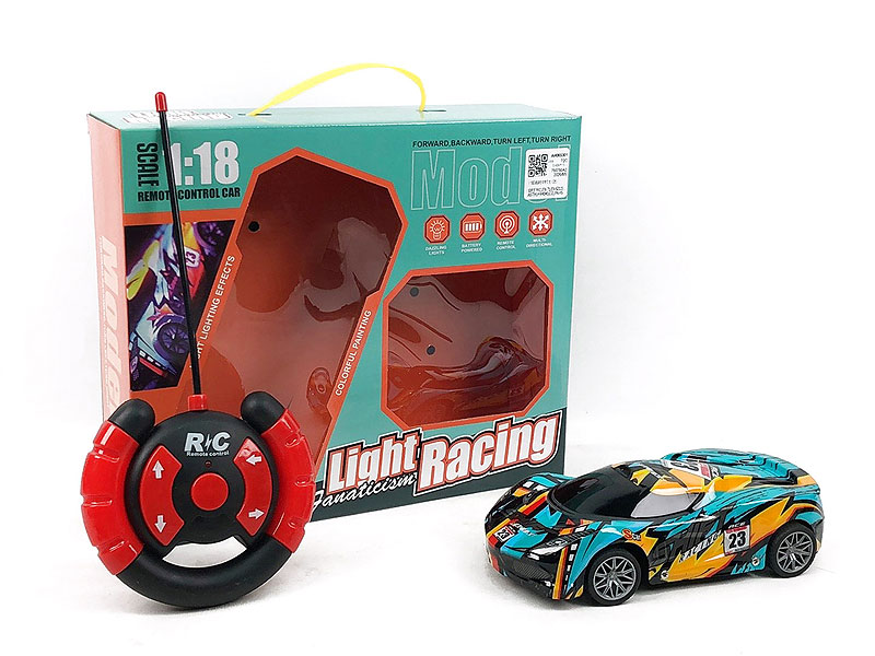 1:18 R/C Car 4Ways W/L(2C) toys