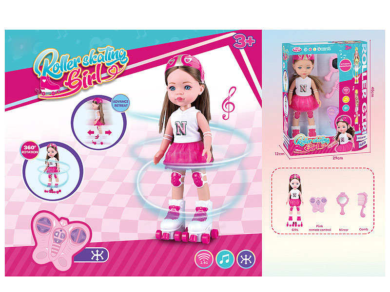 2.4G R/C Walking Doll W/M toys