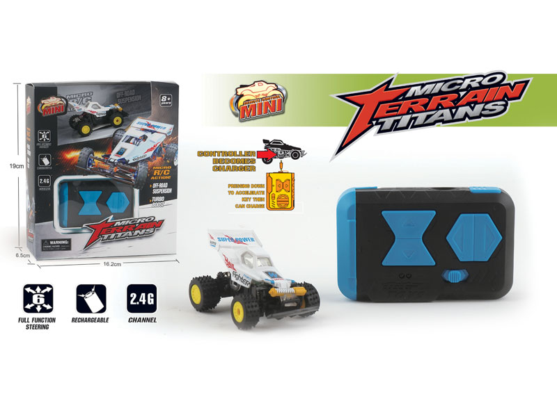 2.4G 1:64 R/C Car 5Ways toys