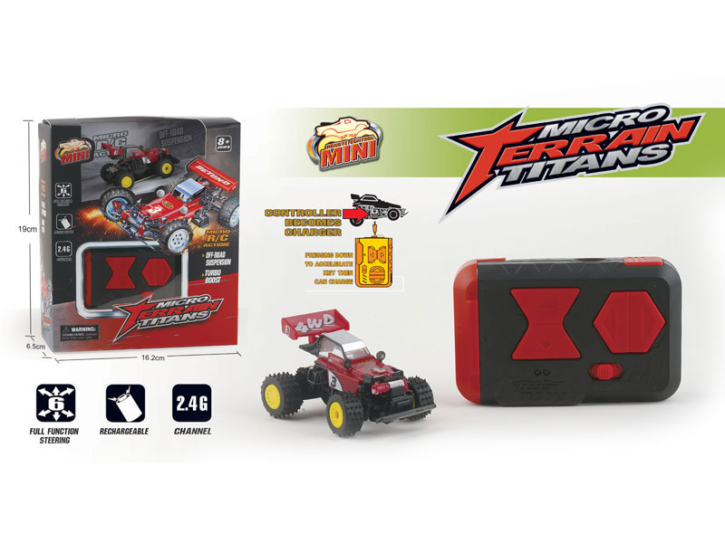 2.4G 1:64 R/C Car 5Ways toys