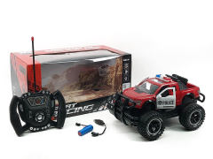 R/C Cross-country Police Car 5Ways W/Charger(2C) toys