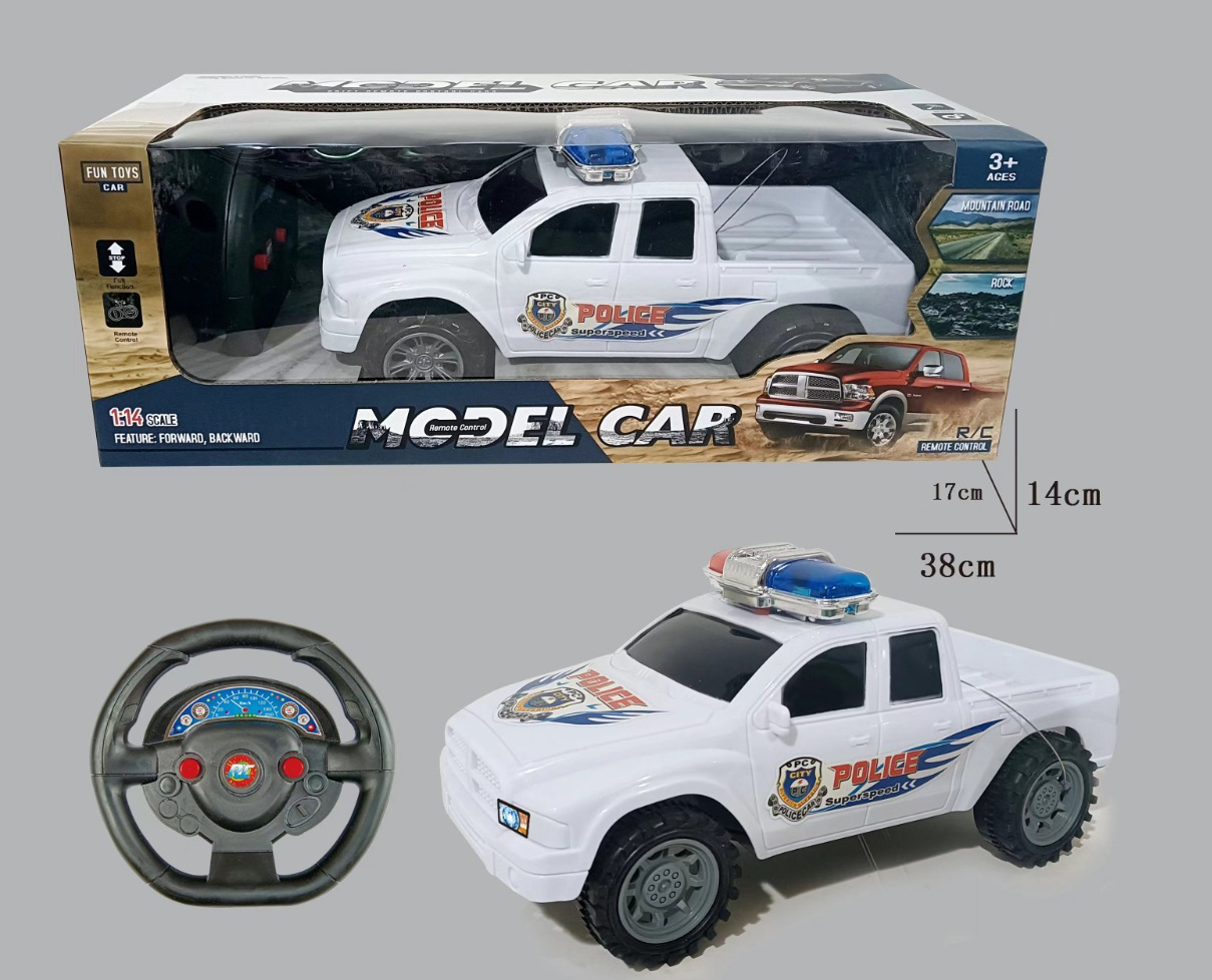 1:14 R/C  Cross-country Police Car 2Ways toys
