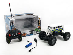 R/C Climbing Police Car 4Ways W/Charge toys