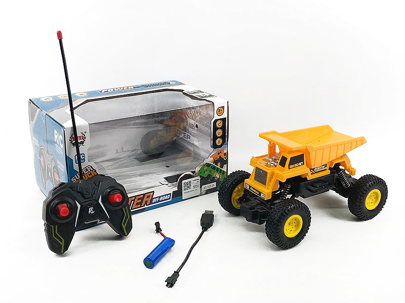R/C Climbing Construction Truck 4Ways W/Charge toys