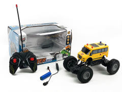 R/C Climbing School Bus W/Charge toys