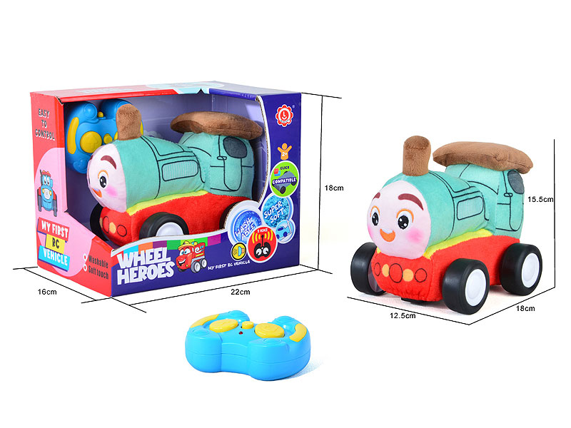 2.4G R/C Plush Train Engine W/M toys
