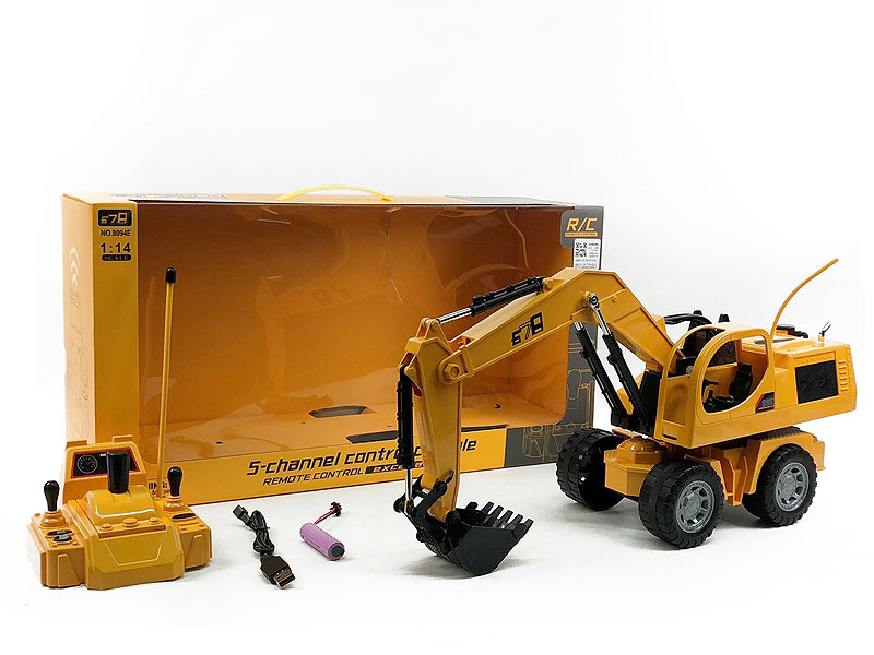 R/C Construction Truck 5Ways W/L_Charge toys