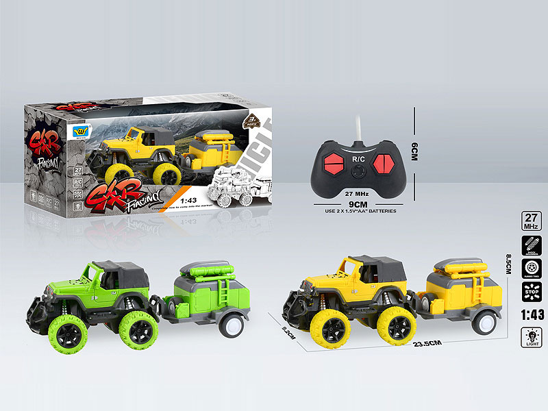 1:43 R/C Car 4Ways W/L(2C) toys