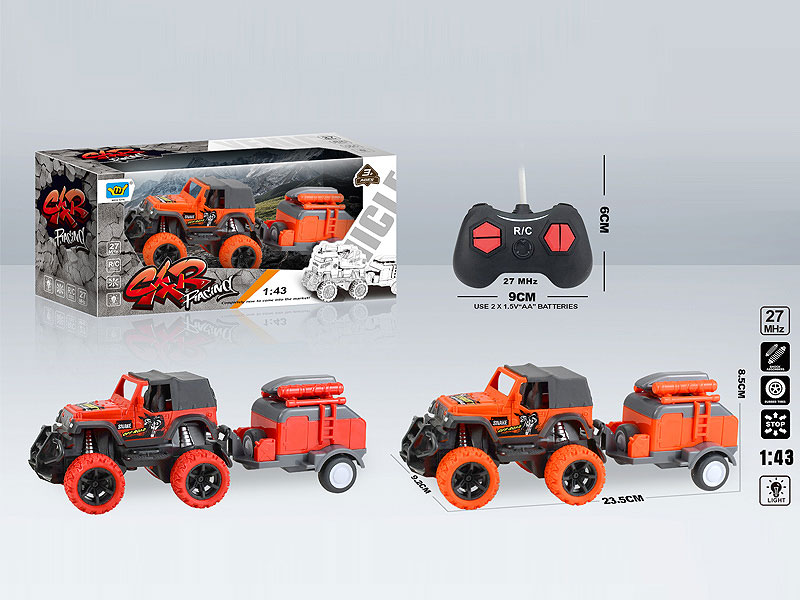 1:43 R/C Car 4Ways W/L(2C) toys