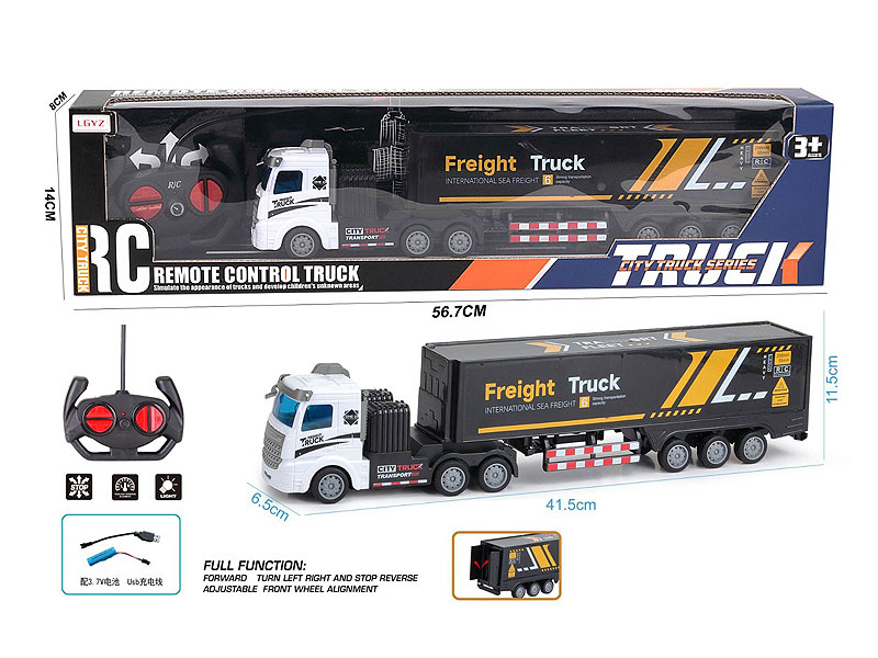 R/C Container Truck 4Ways W/Charge toys