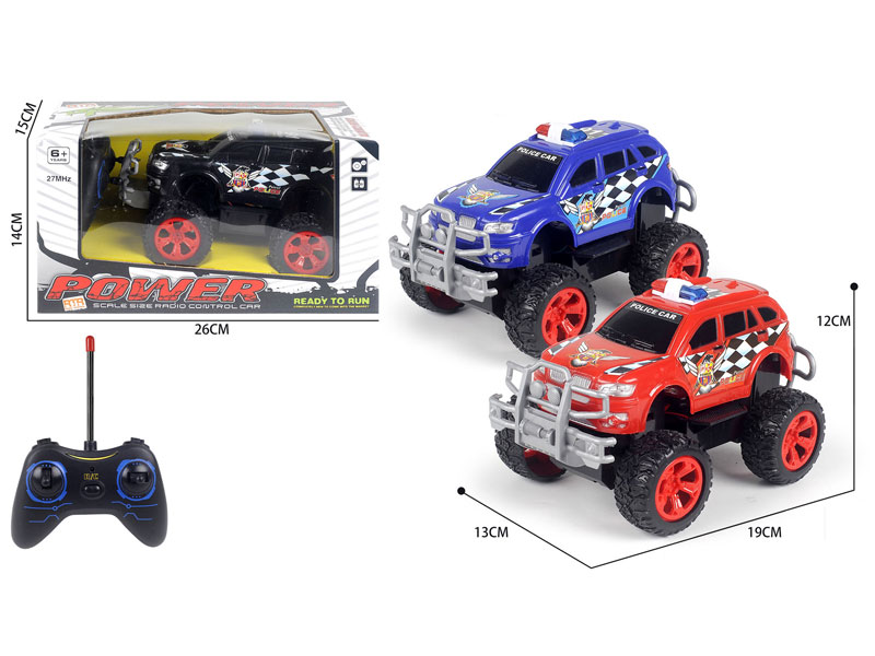 R/C Cross-country Police Car 4Ways(3C) toys