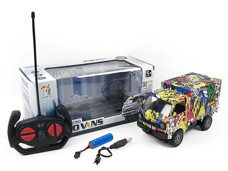 1:16 R/C Container Truck 4Ways W/L_Charge toys