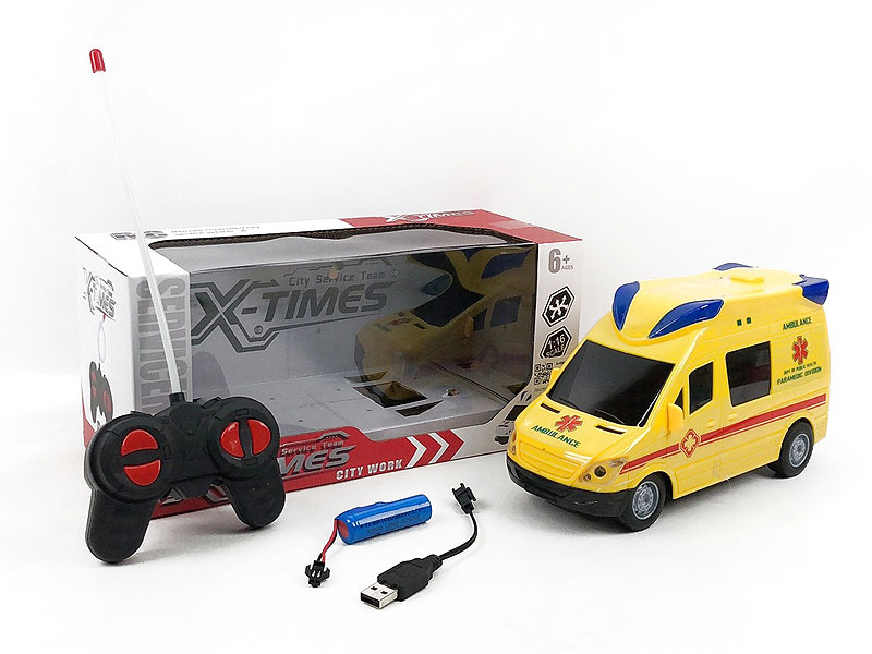 R/C Ambulance 4Ways W/L_M_Charge toys