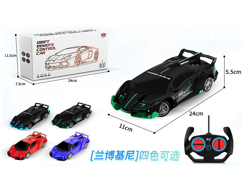 1:18 R/C Sports Car 4Ways(2C) toys