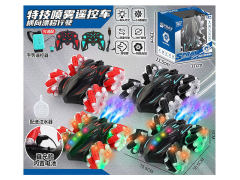 2.4G R/C Spray Stunt Car 13Ways W/L_M_Charge toys