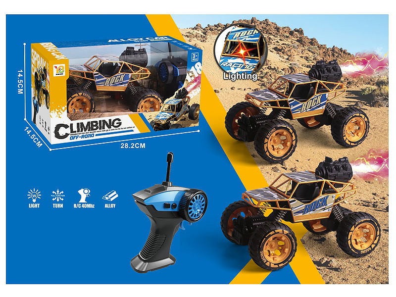 1:18 Die Cast Spray Climb Car R/C W/Charge(2C) toys