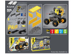 2.4G R/C Diy Construction Truck W/Charge toys