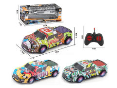 1:24 Die Cast Racing Car 4Ways R/C W/L toys