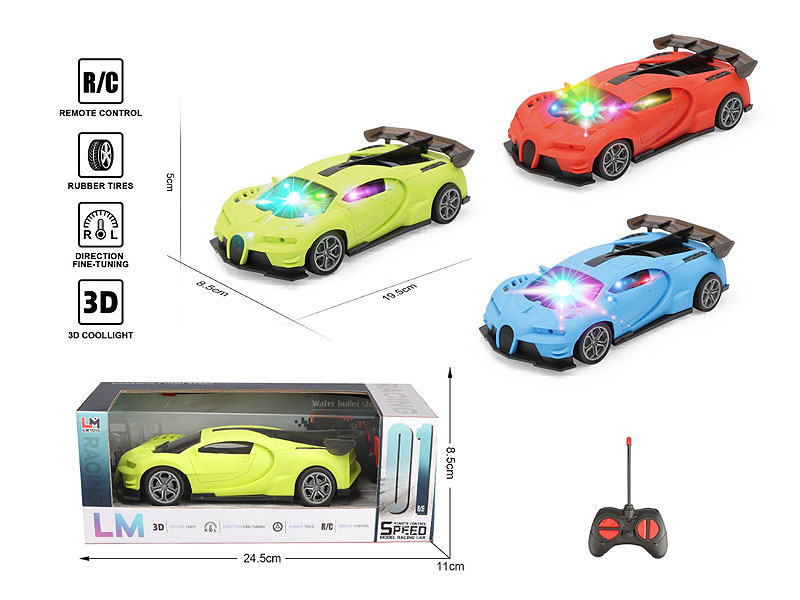 1:24 R/C Car 4Ways W/L(3C) toys