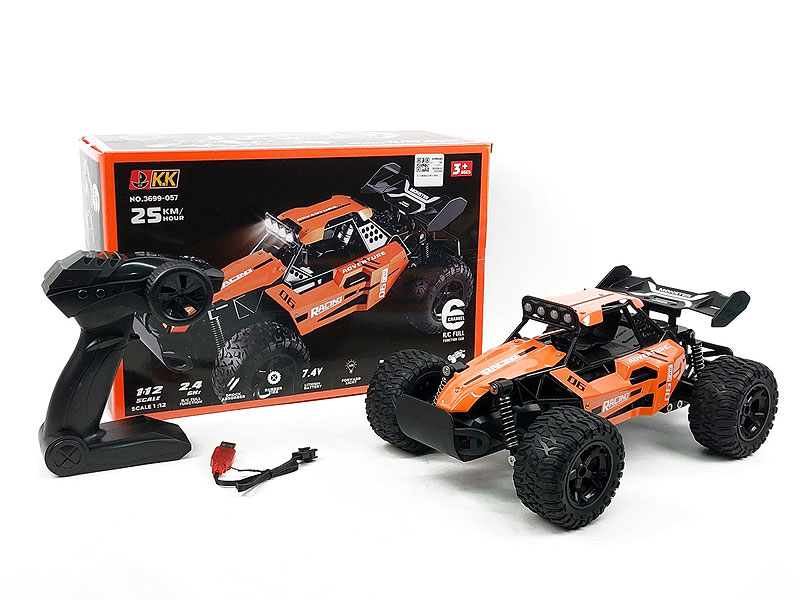 2.4G 1:12 Die Cast Car 6Ways R/C W/L_Charger(3C) toys