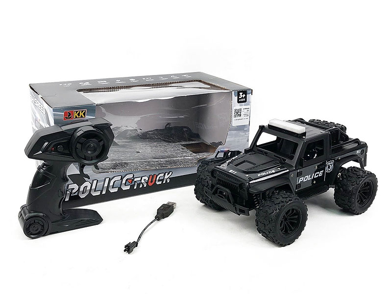 2.4G Die Cast Police Car 5Ways R/C W/L_M_Charge(2C) toys