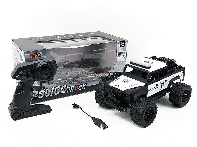 2.4G Die Cast Police Car 5Ways R/C W/L_M_Charge(2C) toys