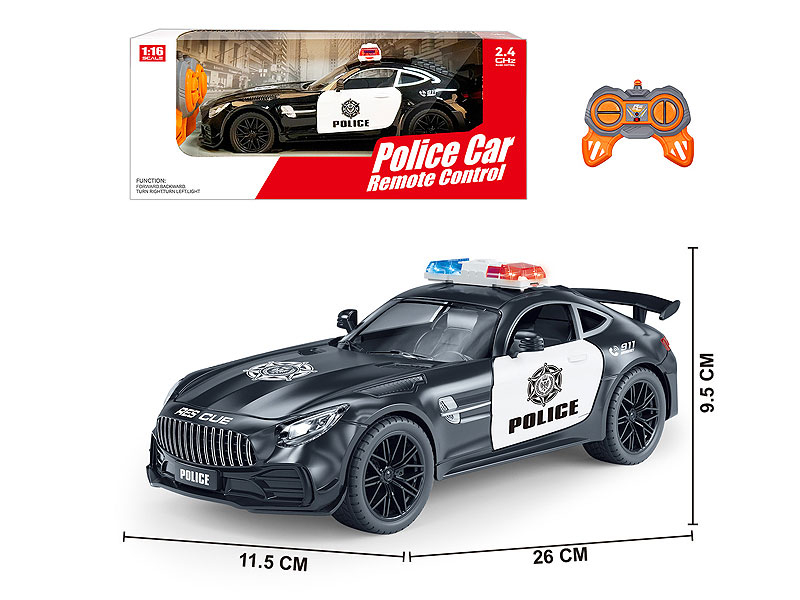 2.4G 1:16 R/C Police Car 4Ways W/L_S toys
