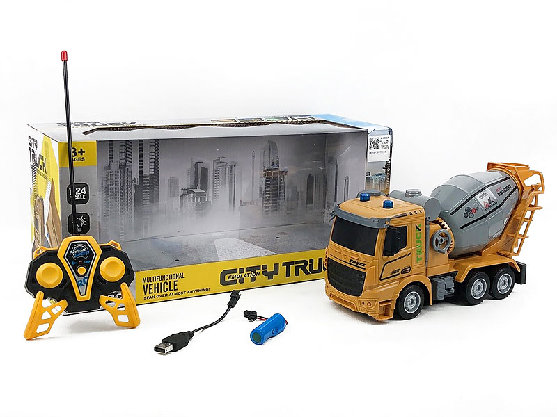 R/C Construction Truck 4Ways W/L_Charge toys