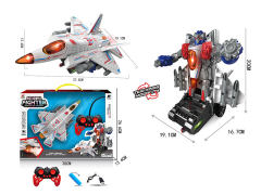 R/C Spray Transforms Fighter 8Ways W/Charge toys