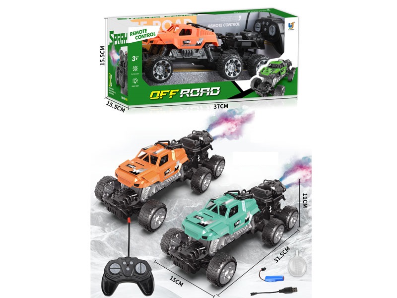 1:16 R/C Spray Climbing Car 5Ways W/Charge(2C) toys